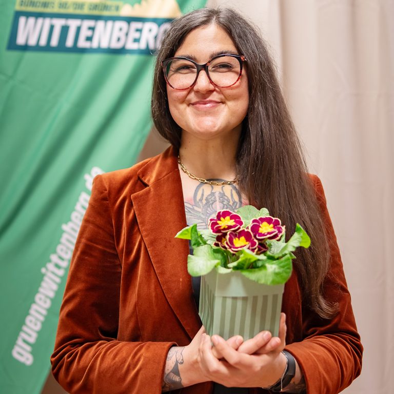 Mit klarer Haltung in den Wahlkampf: Bea Lindhorst ist grüne Direktkandidatin im Wahlkreis 24